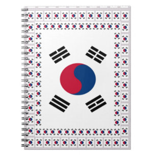 Vintages Südkorea Notizblock