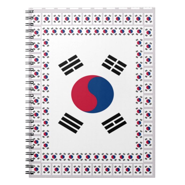 Vintages Südkorea Notizblock (Vorderseite)