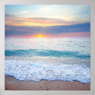 Vintages Sunset Beach Poster