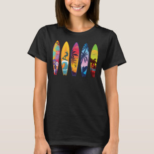 Vintages Surfbrett Retro Surfing Vintag Surfer T-Shirt