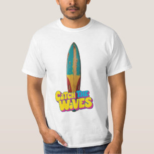 Vintages Surfbrett T-Shirt