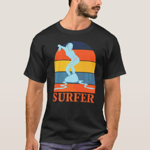 Vintages Surfen für Männer Jungen Surfen & Surfen T-Shirt