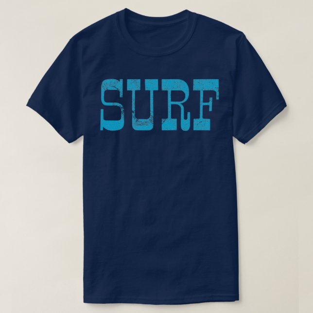 Vintages Surfen T-Shirt (Design vorne)