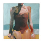 Vintages Swim - Red Swimsuit Fliese<br><div class="desc">Vintag Swim II von Jennifer Paxton Parker. | 139524GG</div>