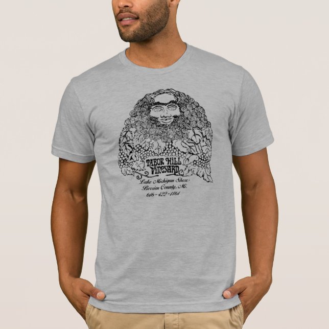 Vintages Tabor-Hügel-Weinkellerei-Shirt T-Shirt (Vorderseite)