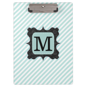 Vintages tadelloses grünes klemmbrett