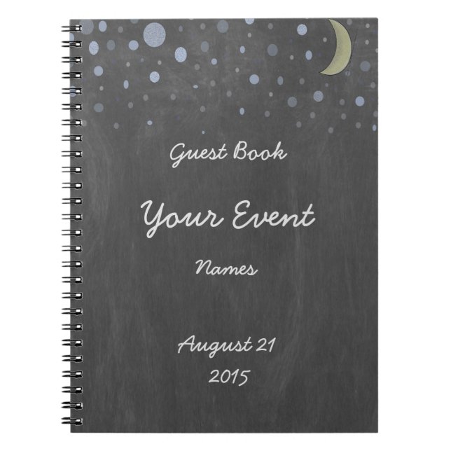 Vintages Tafel-Gast-Buch Notizblock (Vorderseite)