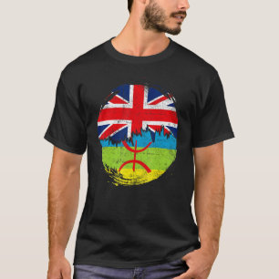 Vintages Tamazight mit britischen Flaggenroots Ama T-Shirt
