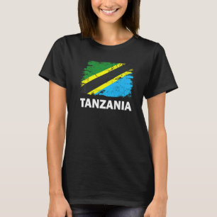Vintages Tansania Tansania Tansania Flag Prix Supp T-Shirt
