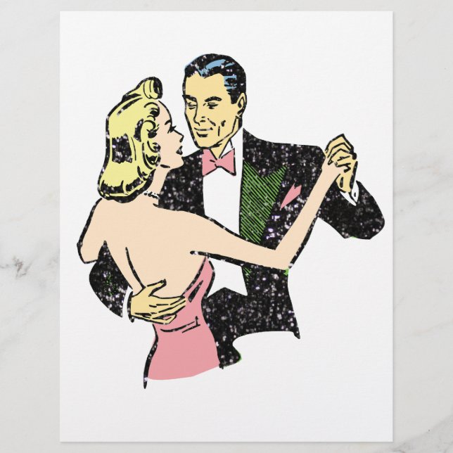 Vintages Tanzpaar (Vorderseite)