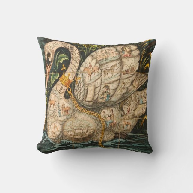 Vintages Tapestry-Kissen Kissen (Vorderseite)