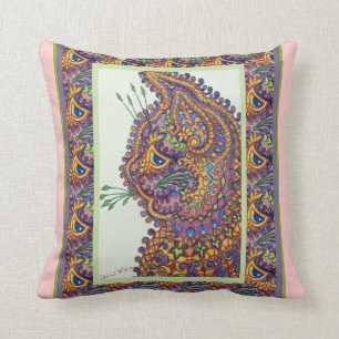 Vintages Tapeten-Katzethrow-Kissen Louis Wain Kissen
