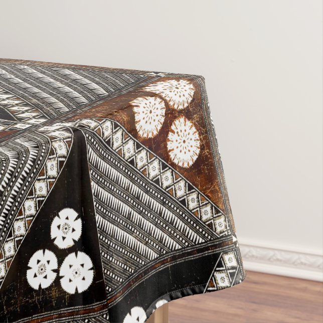 Vintages Tapetenmuster aus Fidschi Tischdecke (Beispiel)