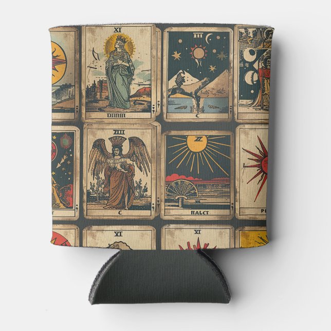 Vintages Tarot Dosenkühler (Vorderseite)