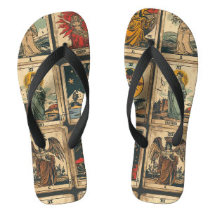 Vintages Tarot Flip Flops