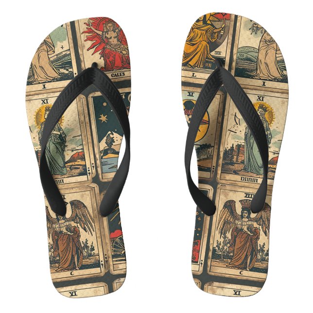 Vintages Tarot Flip Flops (Fußbett)