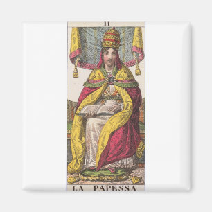 Vintages Tarot hoher Priesterinnen Magnet