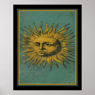 Vintages Tarot "La Lumiere" Poster