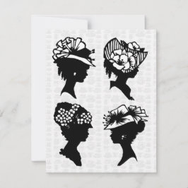 Vintages Tee-Party Einladung