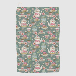 Vintages Tee-Party Golfhandtuch