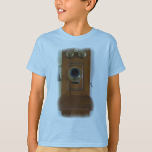 Vintages Telefon Kids Basic T - Shirt