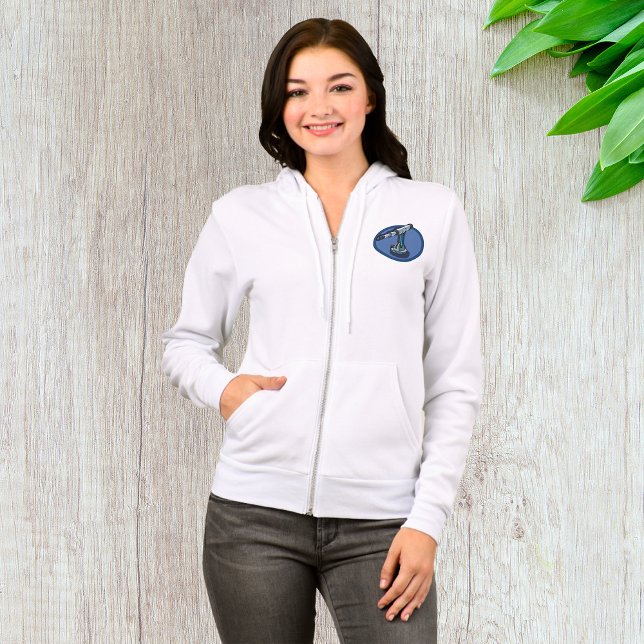 Vintages Teleskop Astronomie-Enthusiast Stargazing Hoodie (Von Creator hochgeladen)