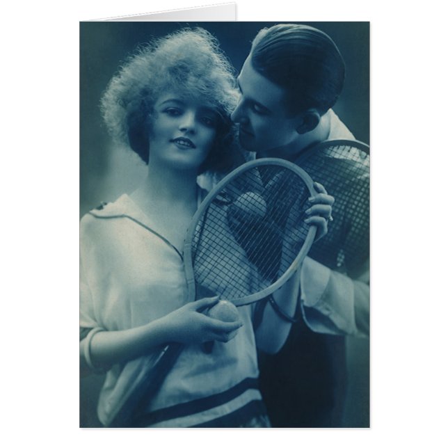 Vintages Tennis, Liebe und Romantik (Vorne)