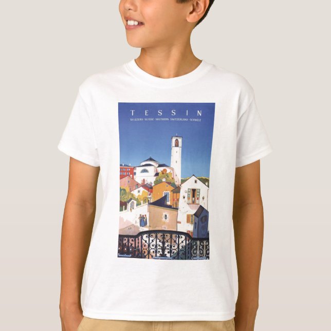 Vintages Tessin Tessin T-Shirt (Vorderseite)