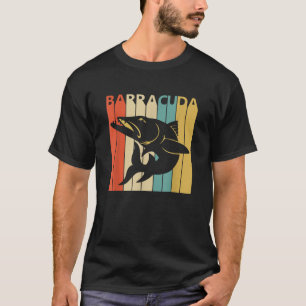 Vintages Tier Barracuda Print T Shirt