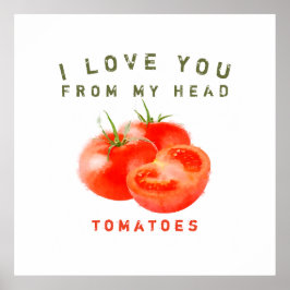 Vintages Tomatenquotierdesign - Poster