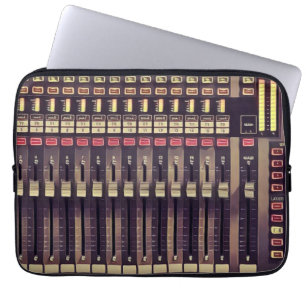 Vintages Tontagebuch im Studio Laptopschutzhülle