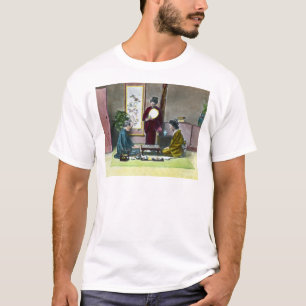 Vintages traditionelles Japaner Mahjong 麻雀 T-Shirt