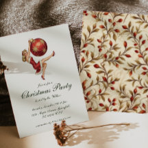 Vintages traditionelles Weihnachtsfest Party