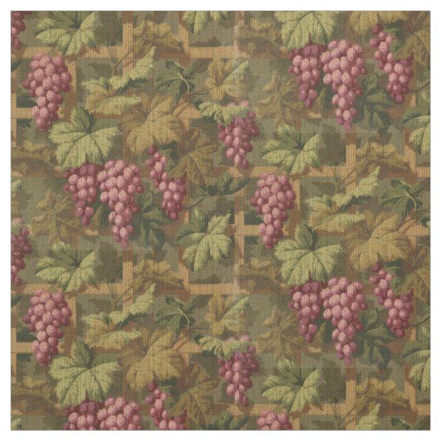 Vintages Traubenmuster Stoff (Muster)