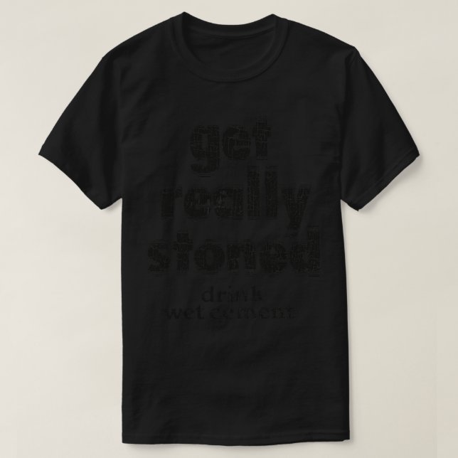 Vintages Trinkfeuer-Zement T-Shirt (Design vorne)