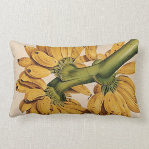 Vintages tropisches Bananenkissen Lendenkissen