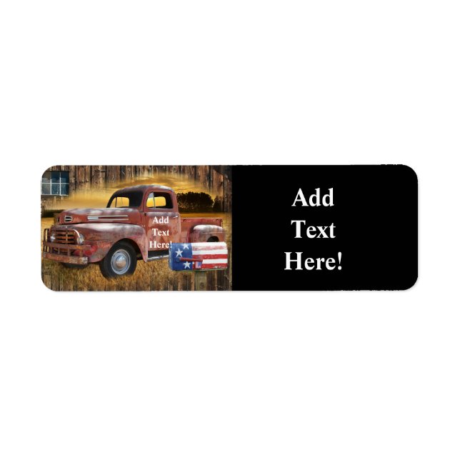 Vintages Truck-Label (Vorne)