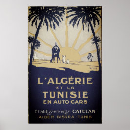 Vintages Tunisie Travel Poster