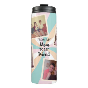 Vintages und modernes Foto   Von der Mama zum Freu Thermosbecher