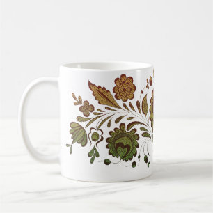 Vintages Ungarisches Folkart Kaffeetasse