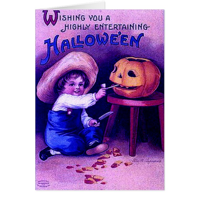 Vintages unterhaltsames Halloween (Vorne)