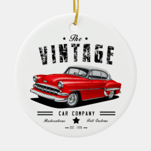 Vintages Unternehmen Keramik Ornament