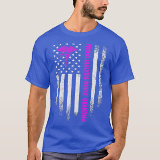 Vintages US-amerikanisches Flaggennetz Proud Dialy T-Shirt