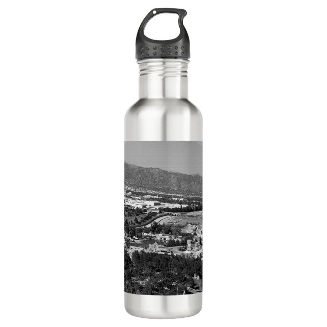 Vintages US California Hollywood Universell Studio Edelstahlflasche (Vorderseite)