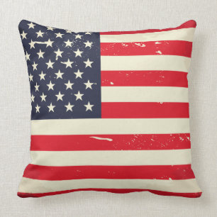 Vintages US-Flaggethrow-Kissen Kissen