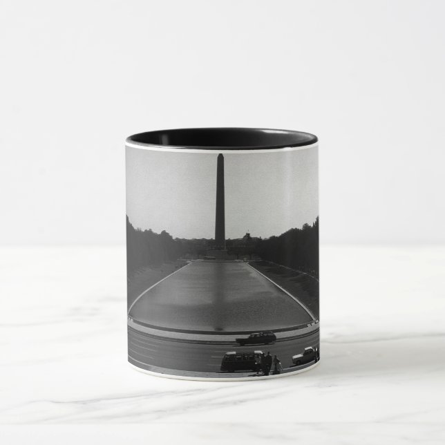Vintages US-Washington-Denkmal Tasse (Zentrum)