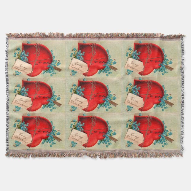 Vintages Valentine Postkarte Decke (Vorderseite)