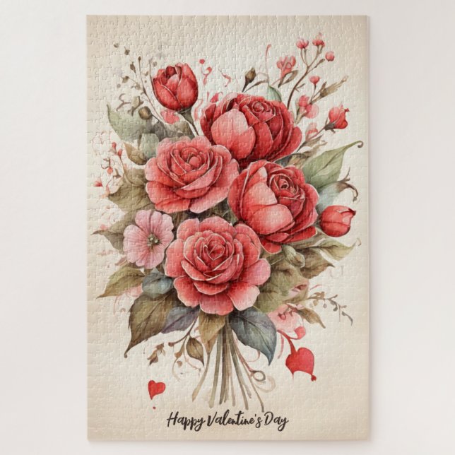 Vintages Valentinstag (Vertikal)