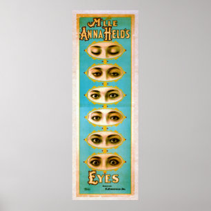 Vintages Vaudeville-Plakat 1898 Poster