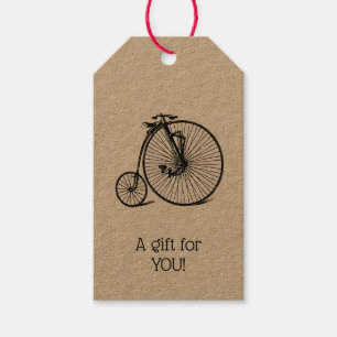 Vintages Velocipede Penny Farthing Fahrrad Geschenkanhänger